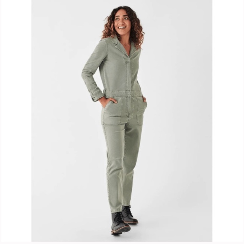 Faherty Overland Twill Jumpsuit